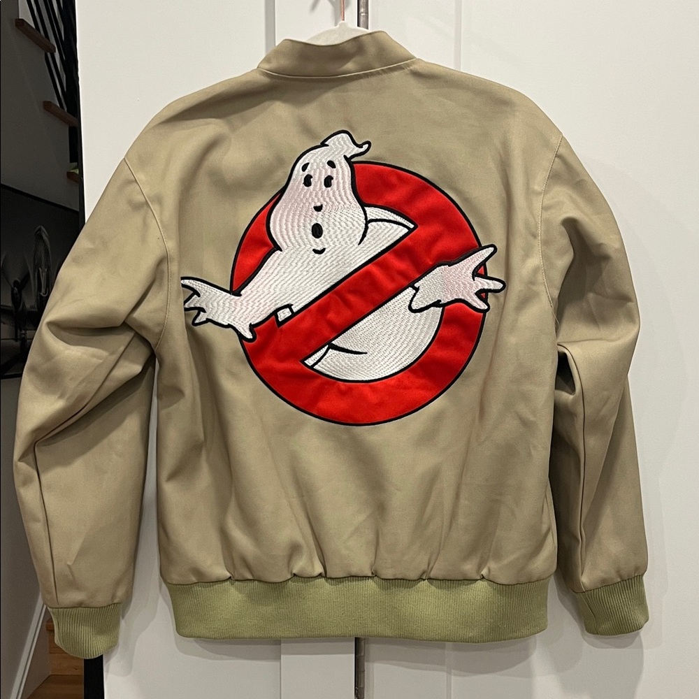 Ghostbusters Beige Bomber Jacket - image 2